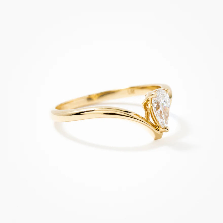 Bague en Acier Inoxydable Design V