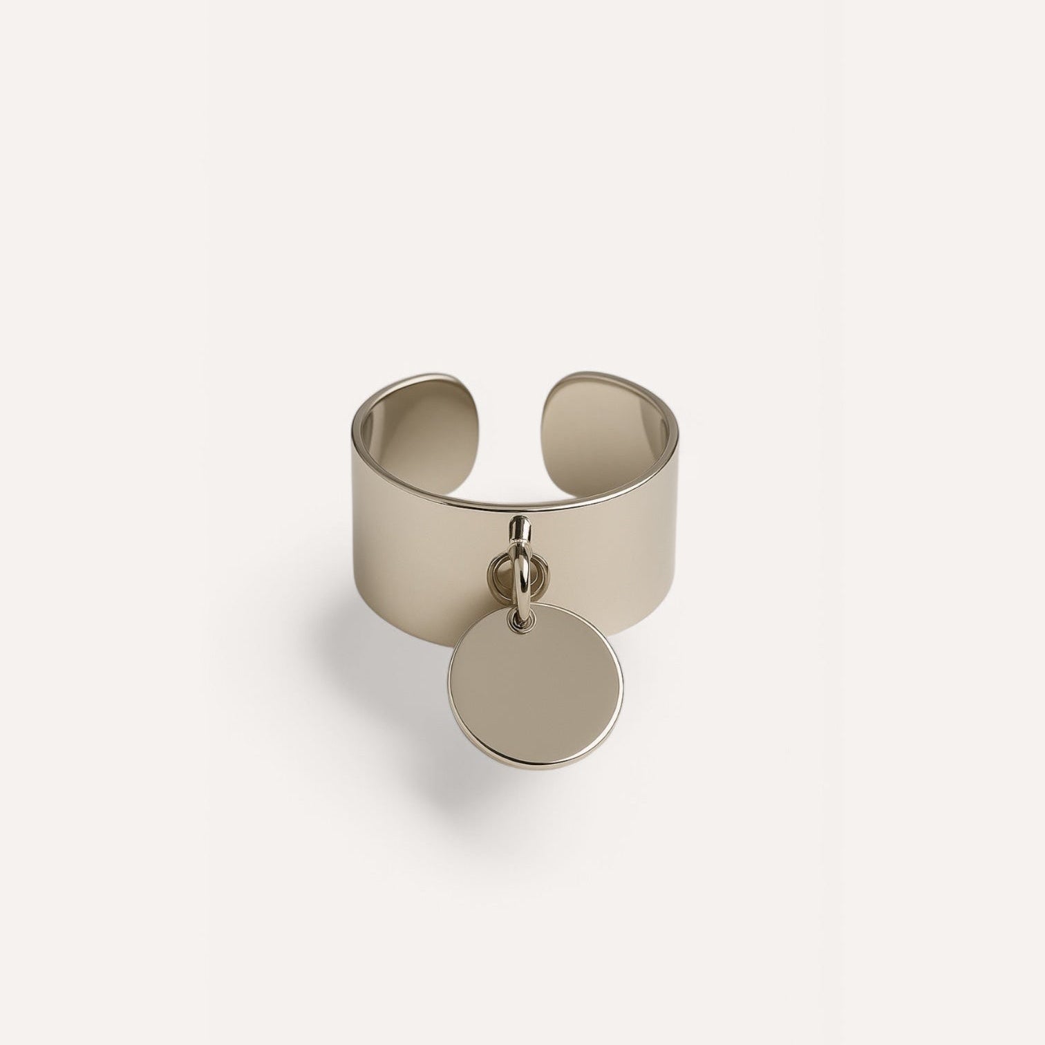 Bague Lumina en acier inoxydable plaqué or 14K - ABABEL