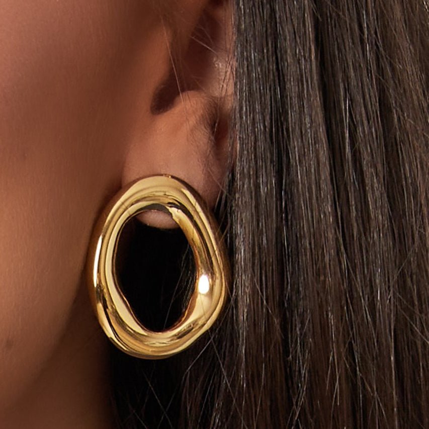 Boucles d’oreilles Ovales - ABABEL