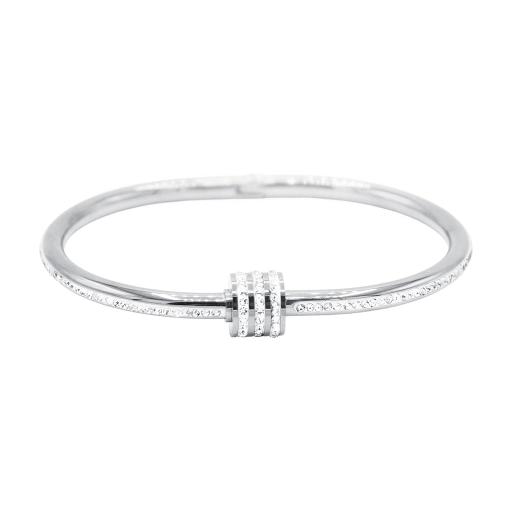 Bracelet d’Exception en Titane avec Pavage de Diamants - ABABEL