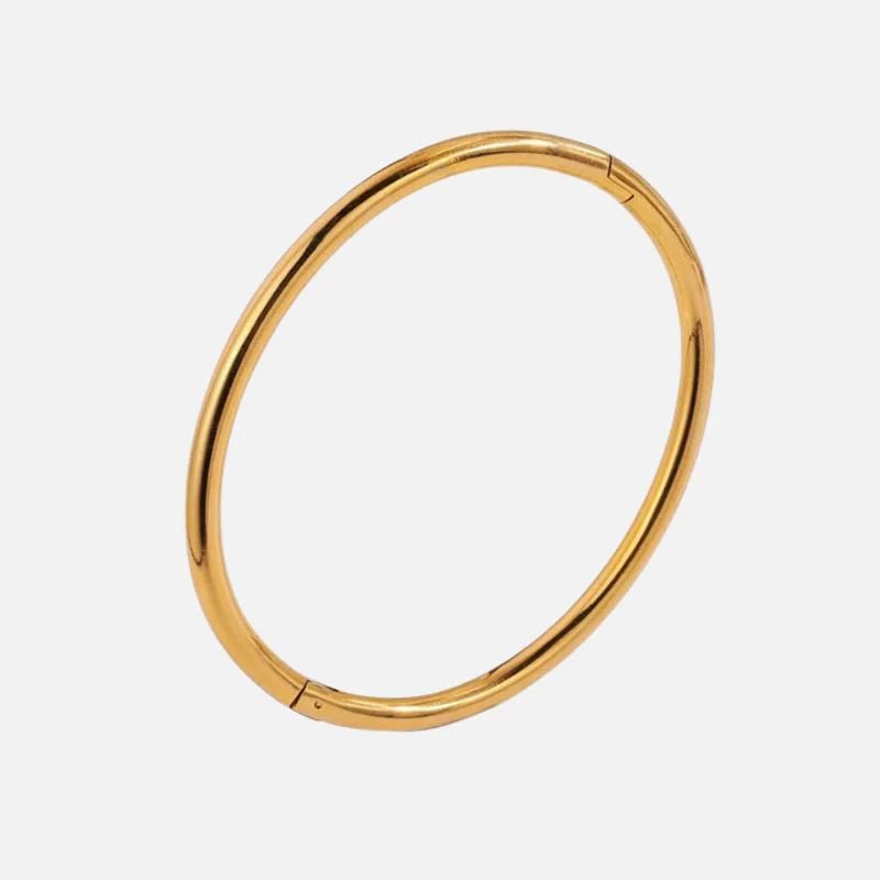 Bracelet Jonc Classique en Acier Inoxydable - ABABEL