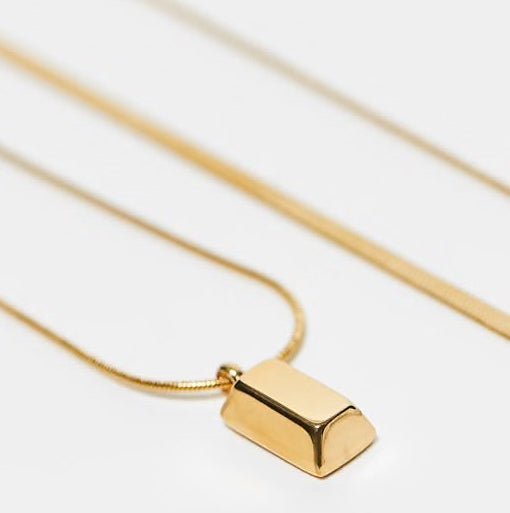 Collier Barre Acier Inoxydable - ABABEL