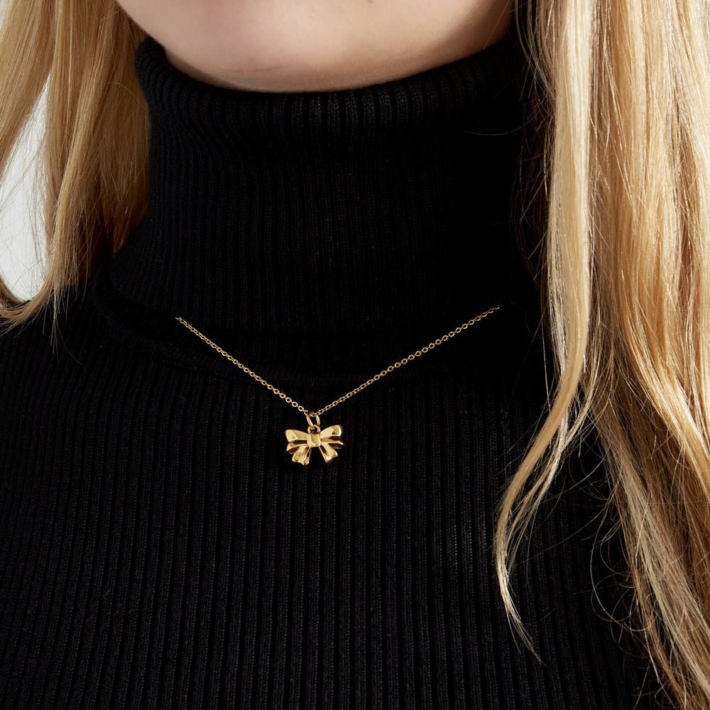 Collier Nœud Doré - ABABEL