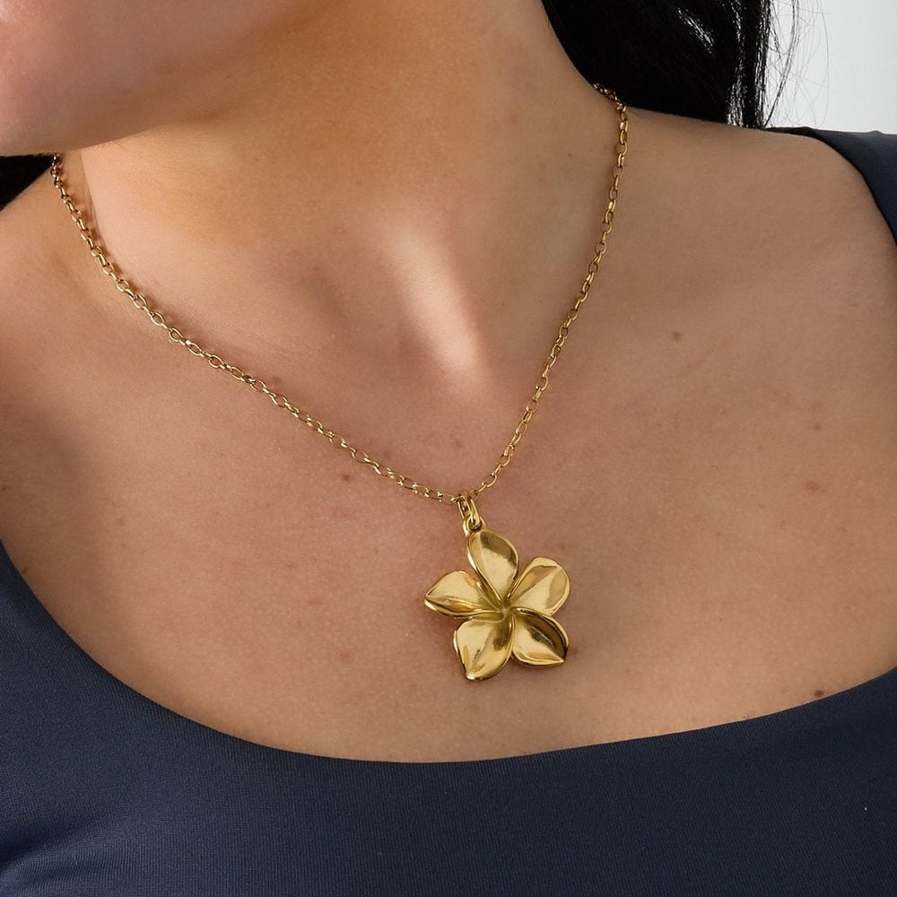 Collier pendentif Fleur - ABABEL